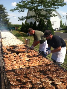 Chicken grilling