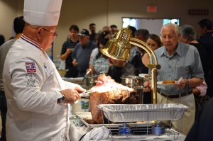 Chef preparing food