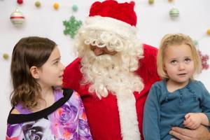 Santa at St. Viator Parish