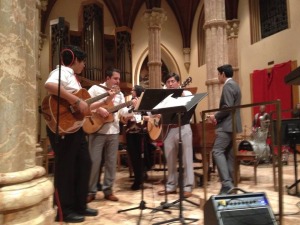 St. Viator musicians perform during installation ceremonies for Archbishop Blase Cupich