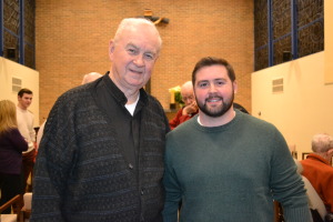 Novice Peter Lamick and his Novice Master, Fr. John Van Wiel, CSV