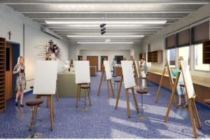 CSG596 141111 SVHS Proposed 2D Art Room rendering