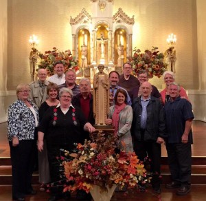 Members of the Bourbonnais/Kankakee region gather at the historic Maternity BVM Church