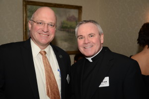 Fr. Thomas von Behren, right with Preston Kendall, president of CRSM