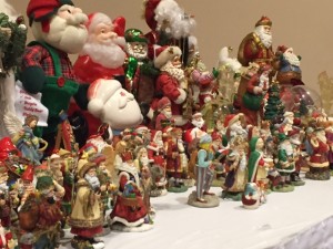 Santa collection of former Associate Pastor Fr. Wayne Dupuis, who passed away in 2004