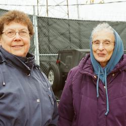 Sr. JoAnn Persch, RSM and Sr. Pat Murphy, RSM partner with the Viatorians in multiple social justice initiatives