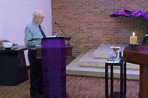 Br. Leo Ryan during the 65th anniversary of religious life