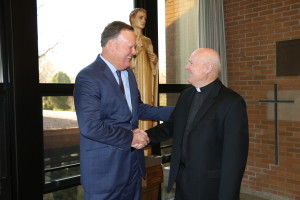 Fr. Dan Hall, CSV, will work closely with the new president, as the new vice president of Viatorian identity and mission