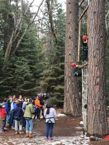 rappelling