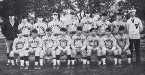 Jimmy Dalrymple, in first row far left, with the 1927 conference champs