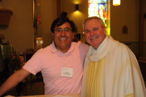 Associate Hector Obregon-Luna with Fr. Thomas von Behren, CSV