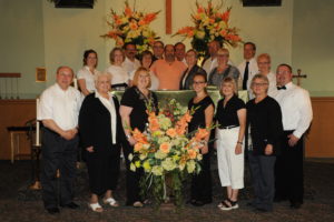 Associate Susan Surprenant, second row, second from right, with the St. George Choir