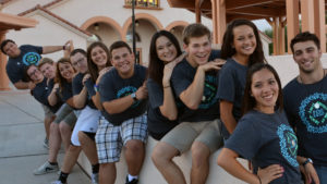 Daisy Morales, second from right, and Nick Smeriglio, right, co-led the 2014 Viatorian Youth Congress