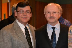 Br. Carlos Flórez, CSV, with Fr. Alain Ambeault, CSV, superior general