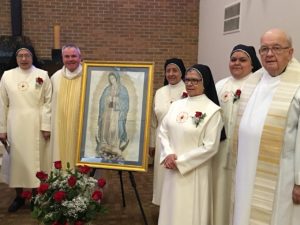 Viatorians celebrate the Feast of Our Lady of Guadalupe each year with the Missionaries of the Sacred Heart of Jesus and Our Lady of Guadalupe