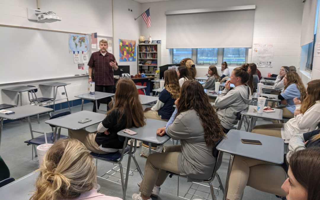 Fr. Corey Brost Talks About Asylum Seekers with Younger Audience