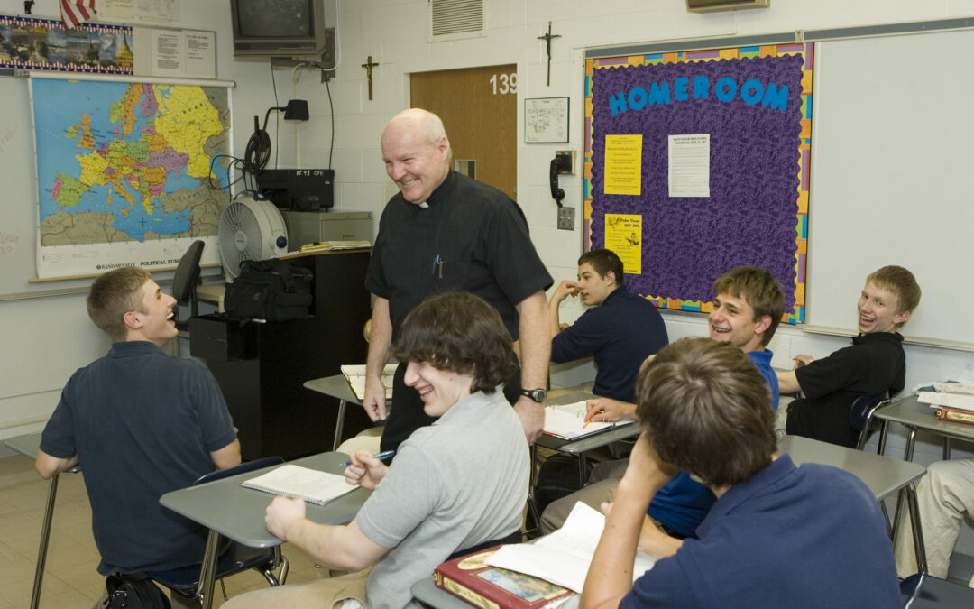 Fr. Daniel Hall Recognized for Bringing Students Together with Veterans