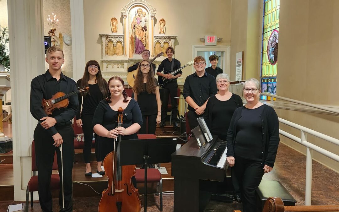 Young People Live Out Their Faith at Maternity BVM Parish