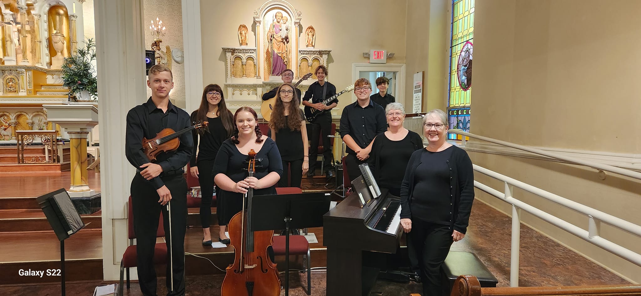 Young People Live Out Their Faith at Maternity BVM Parish