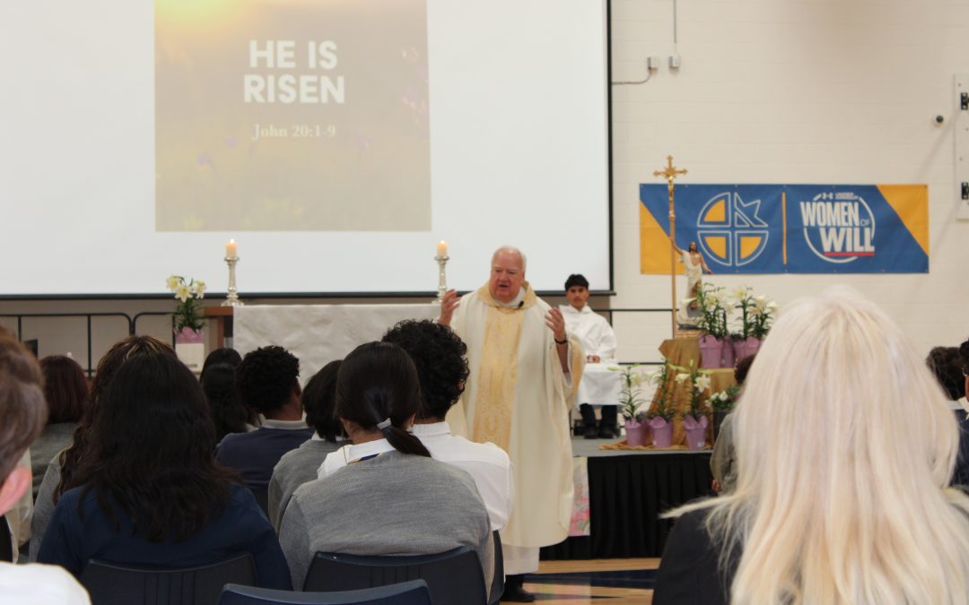 Fr. Robert M. Egan Celebrates Mass at Cristo Rey St. Viator