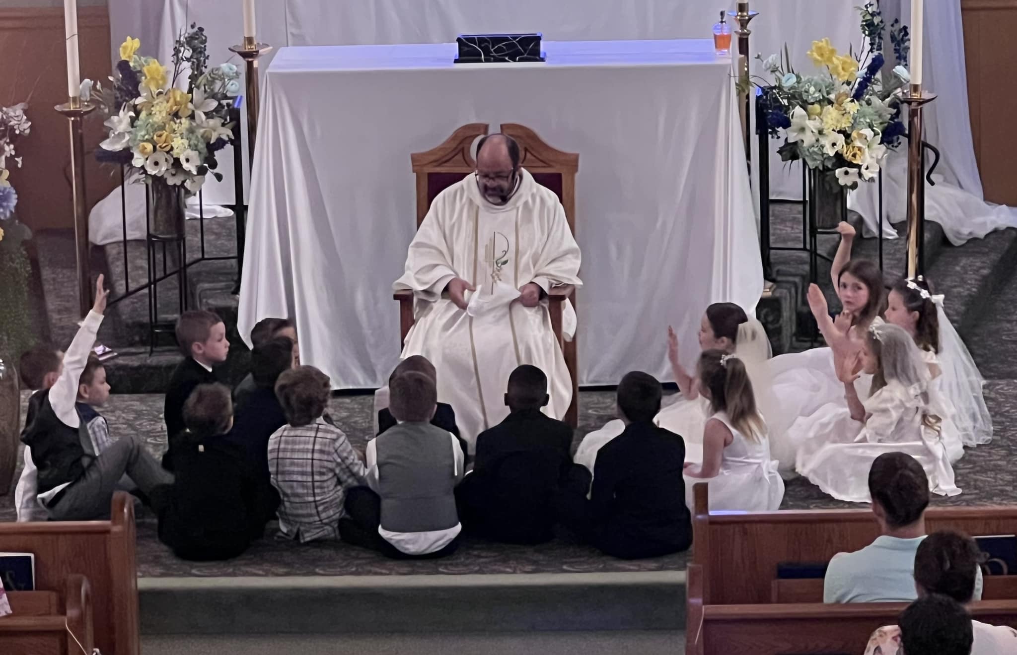 Celebrating the Sacrament of First Communion at Viatorian Parishes