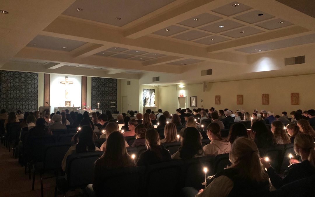 Taizé Prayer Packs Them in at Saint Viator High School