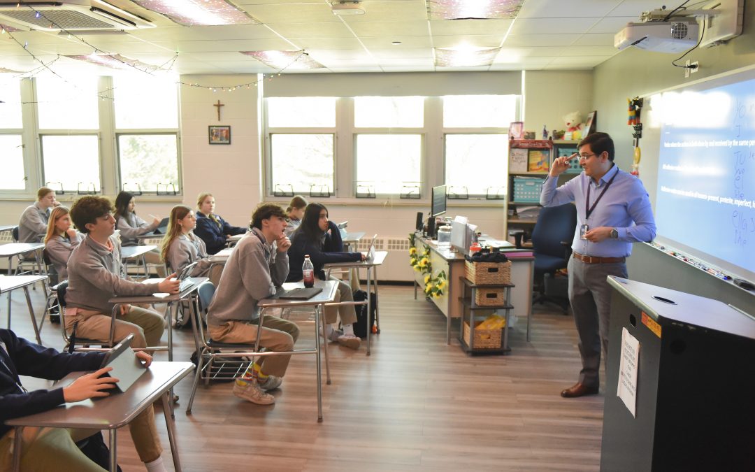 Br. John Avellaneda Returns to the Classroom