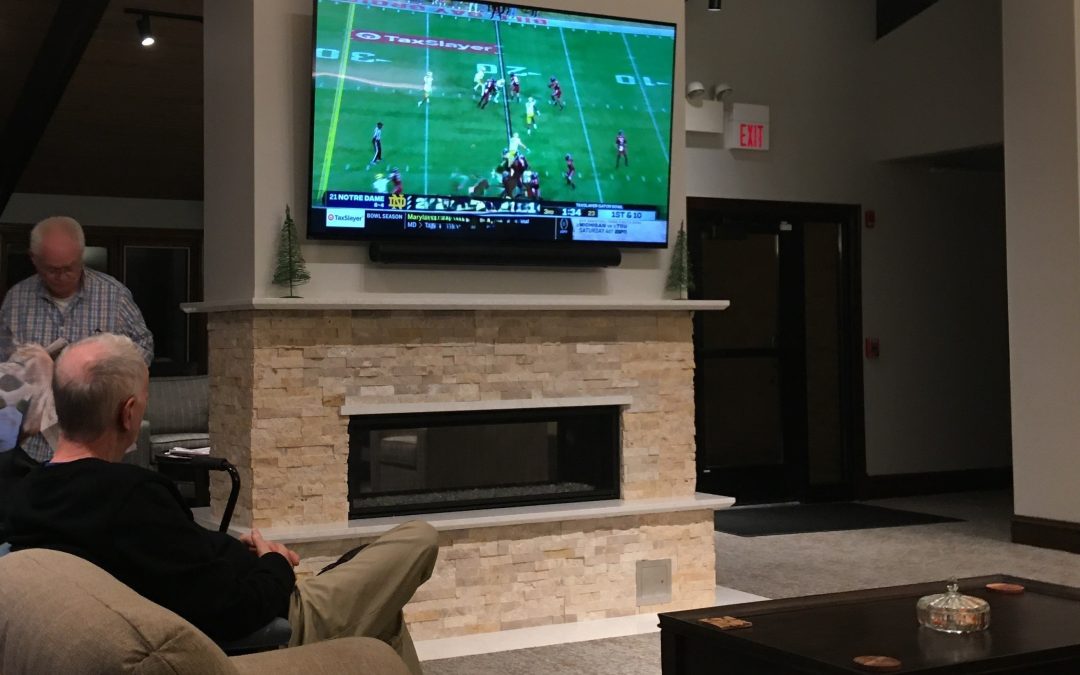 Viatorians Cheer On the Irish in Style