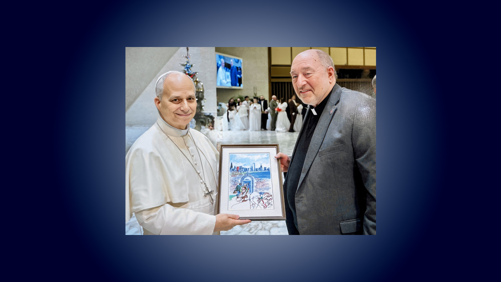 Pope Leo XIV Greets Fr. Mark Francis, CSV, at Audience