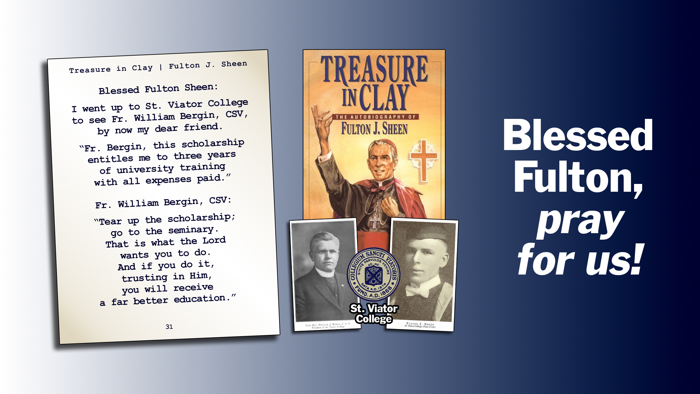 Our Place in the Life of Blessed Fulton Sheen Our Place in the Life of Blessed Fulton Sheen