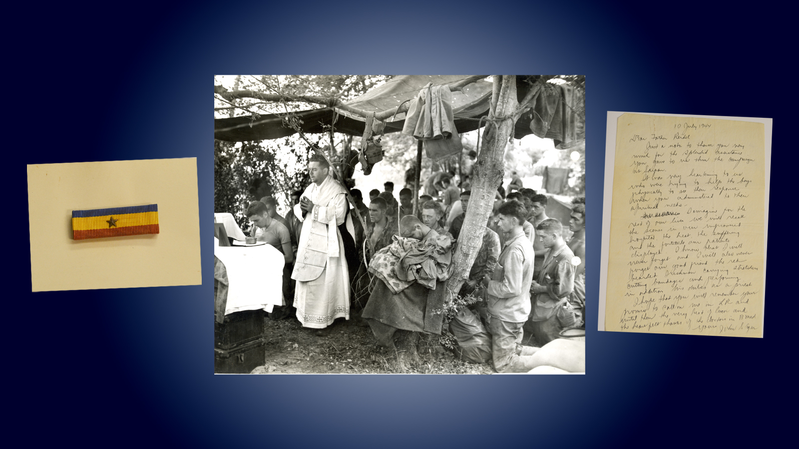 Viatorian Veteran Honored in New Archives Display Viatorian Veteran Honored in New Archives Display